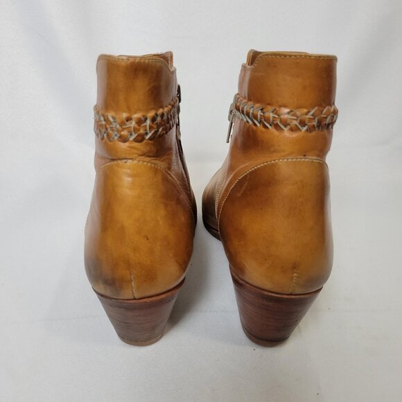 Vintage 70s The Wild Pair Leather Ankle Boots Boho Chelsea Tapered Toes 10D Men main image 11